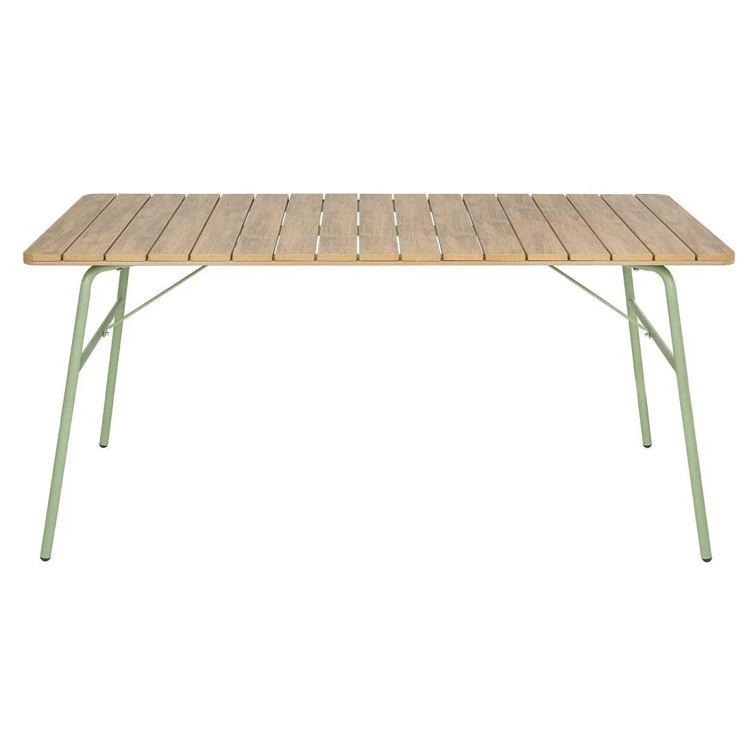 Bolero Melbourne Outdoor Polywood Dining Table 1610x800x734mm - Image 2