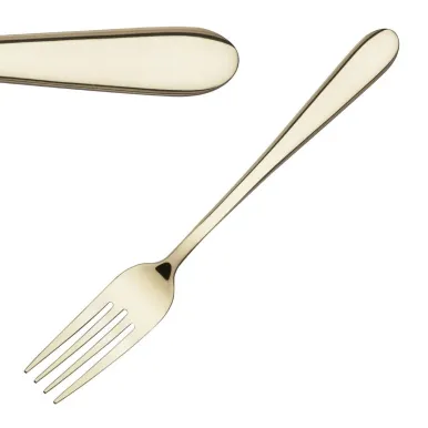 Olympia Buckingham Table Forks Champagne Gold (12 Pack)