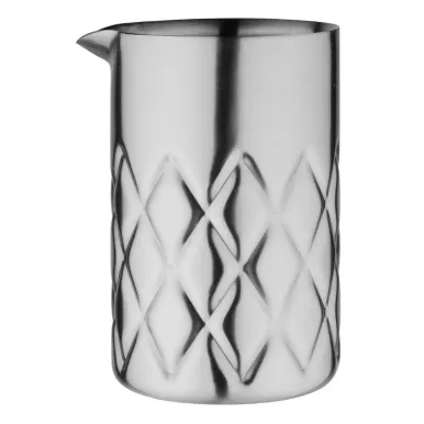 Olympia Double Wall Mixing Glass Stainless Steel 139x87mm