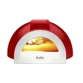 DeliVita Pro Dual Fuel Pizza Oven Chilli Red + Chimney - Image 1