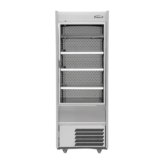 Williams M-Series Gem Multideck Fridge with Hinged Door Steel