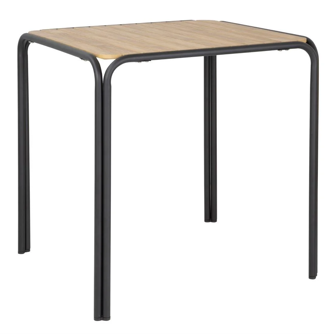 Bolero Santorini Square Polywood Table 700mm - Image 2