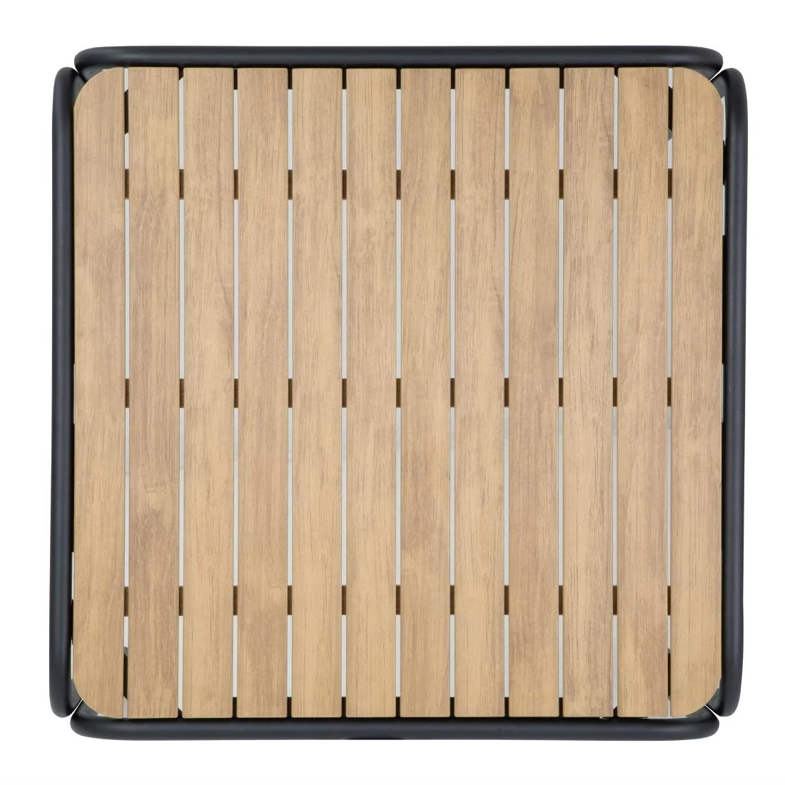 Bolero Santorini Square Polywood Table 700mm - Image 3