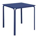 Bolero Adeline Steel Square Table 700mm Dark Navy - Image 1