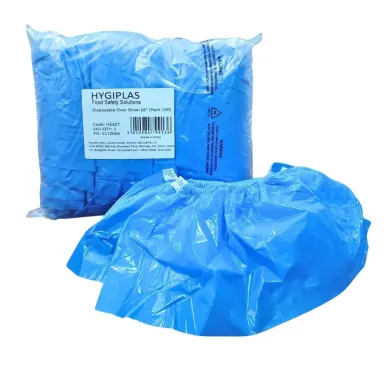 Hygiplas Disposable Overshoe Covers - 16" (100 Pack)