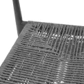 Bolero Eden PE Twist Rattan Outdoor Bar Stool Charcoal (2 Pack) - Image 4