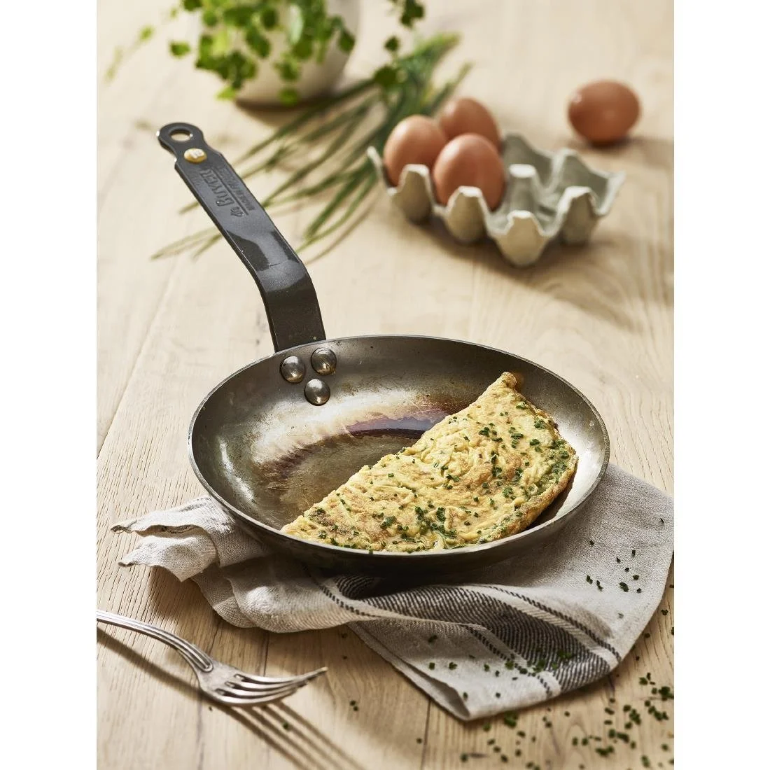 De Buyer Mineral B Omelette Frying Pan 20cm - Image 11