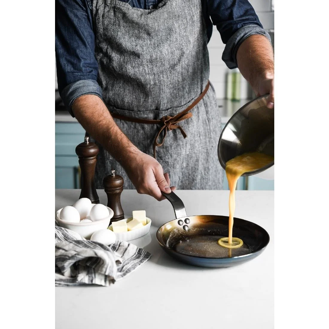 De Buyer Mineral B Omelette Frying Pan 24cm - Image 4