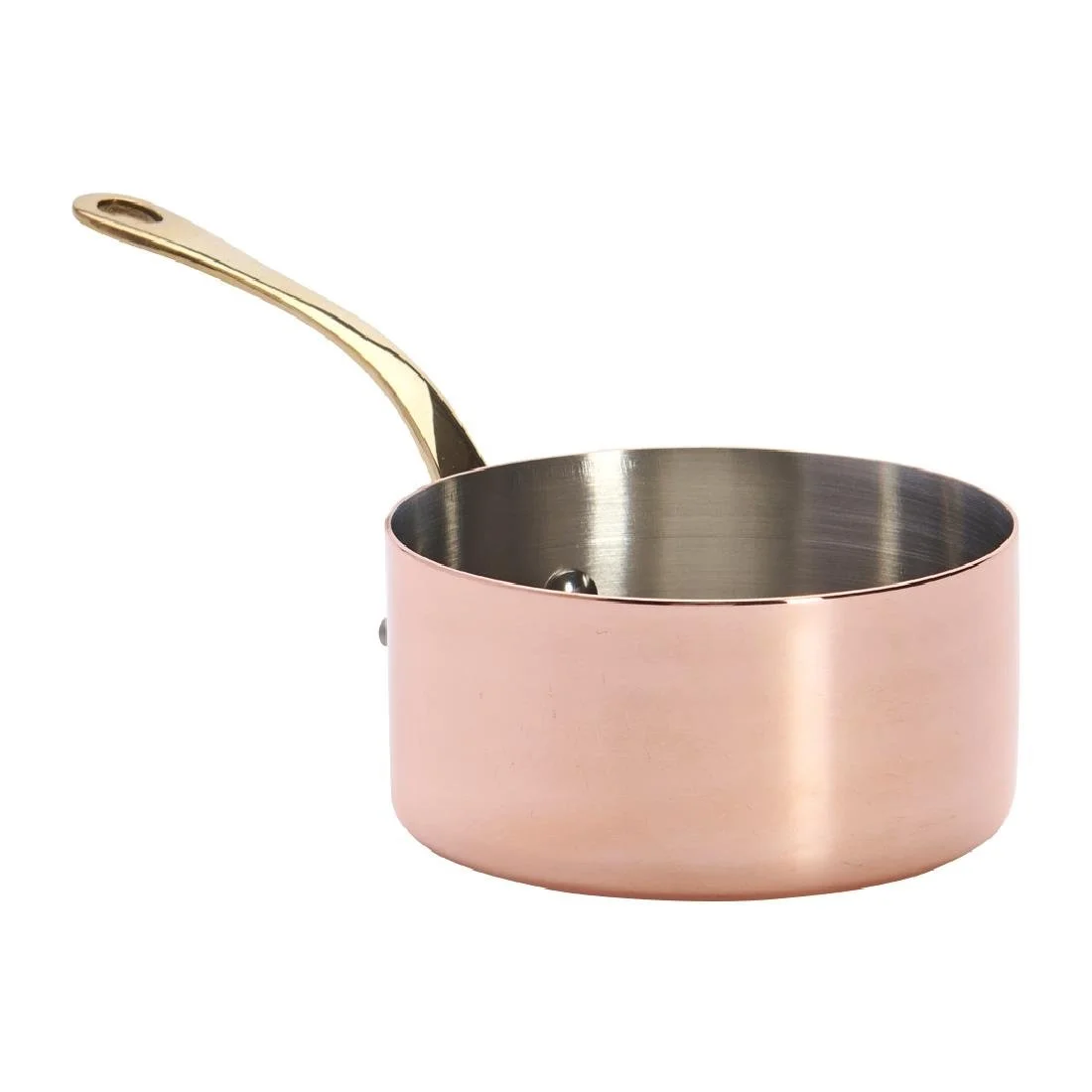 De Buyer Inocuivre Mini Saucepan with Brass Handle 9cm - Image 2
