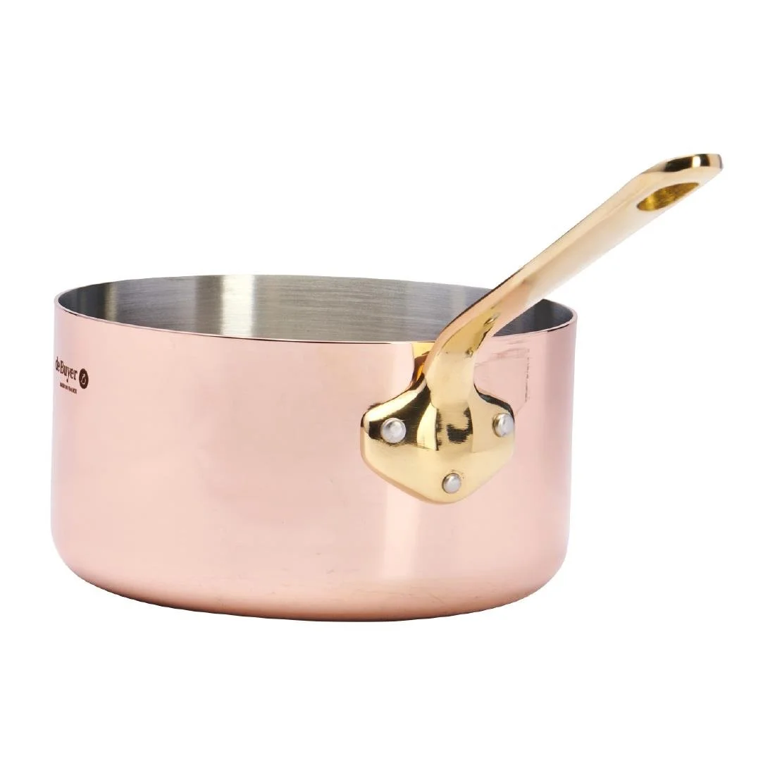 De Buyer Inocuivre Saucepan with Brass Handle 16cm - Image 6