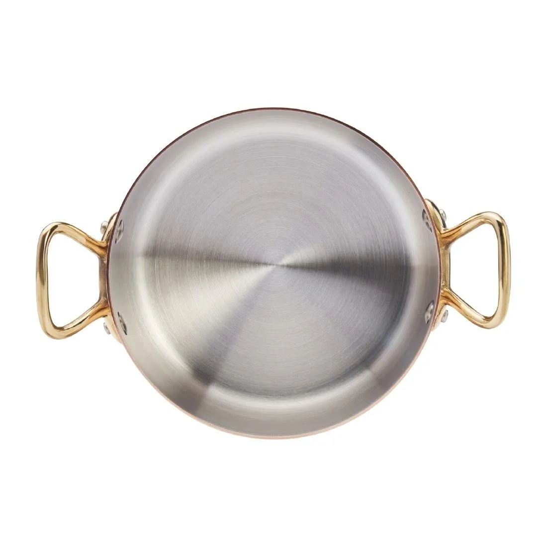 De Buyer Inocuivre Round Stewpan with Lid Brass 16cm - Image 4