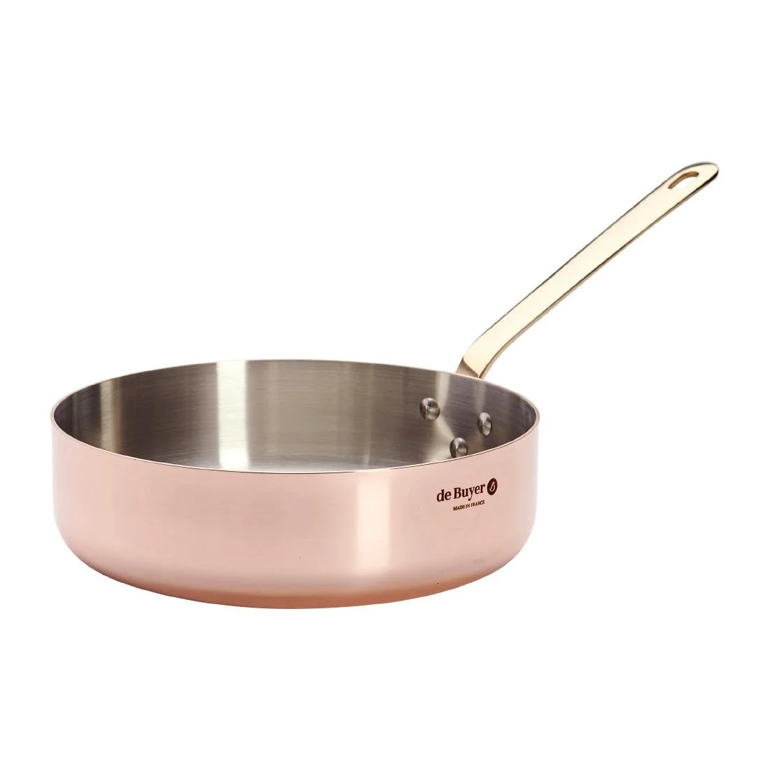 De Buyer Inocuivre Saute Pan Brass 24cm - Image 1