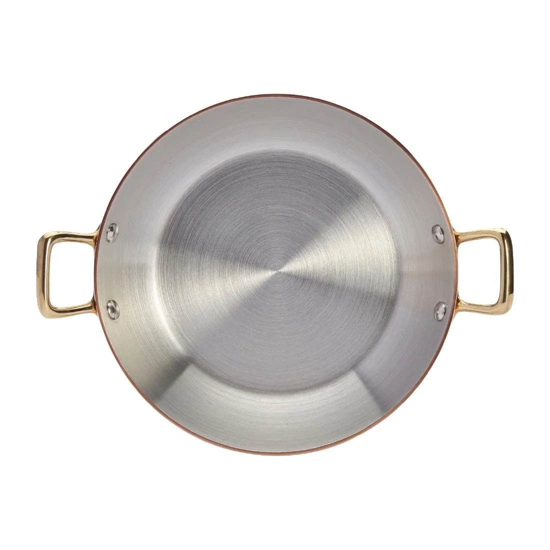 De Buyer Inocuivre Round Dish with Brass Handles 16cm - Image 8