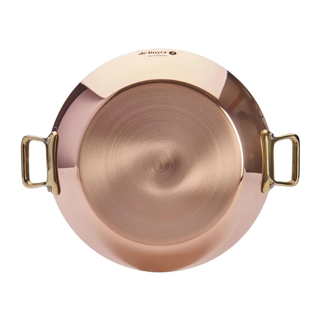 De Buyer Inocuivre Round Dish with Brass Handles 24cm - Image 5