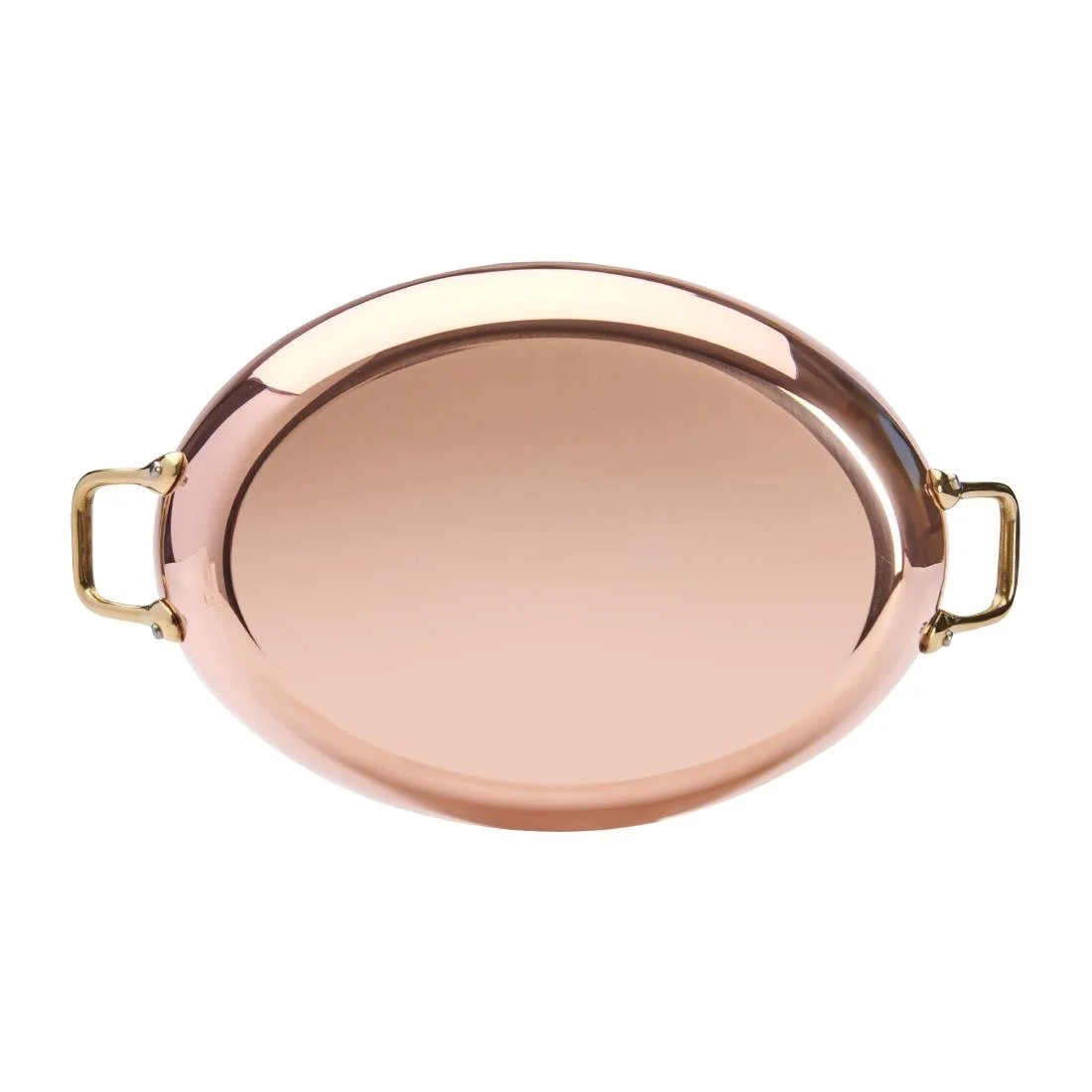 De Buyer Inocuivre Oval Dish with Brass Handles 32cm - Image 10