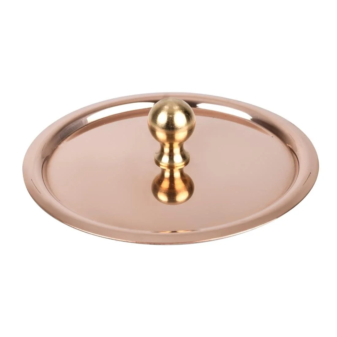 De Buyer Inocuivre Lid with Brass Handle 9cm - Image 2
