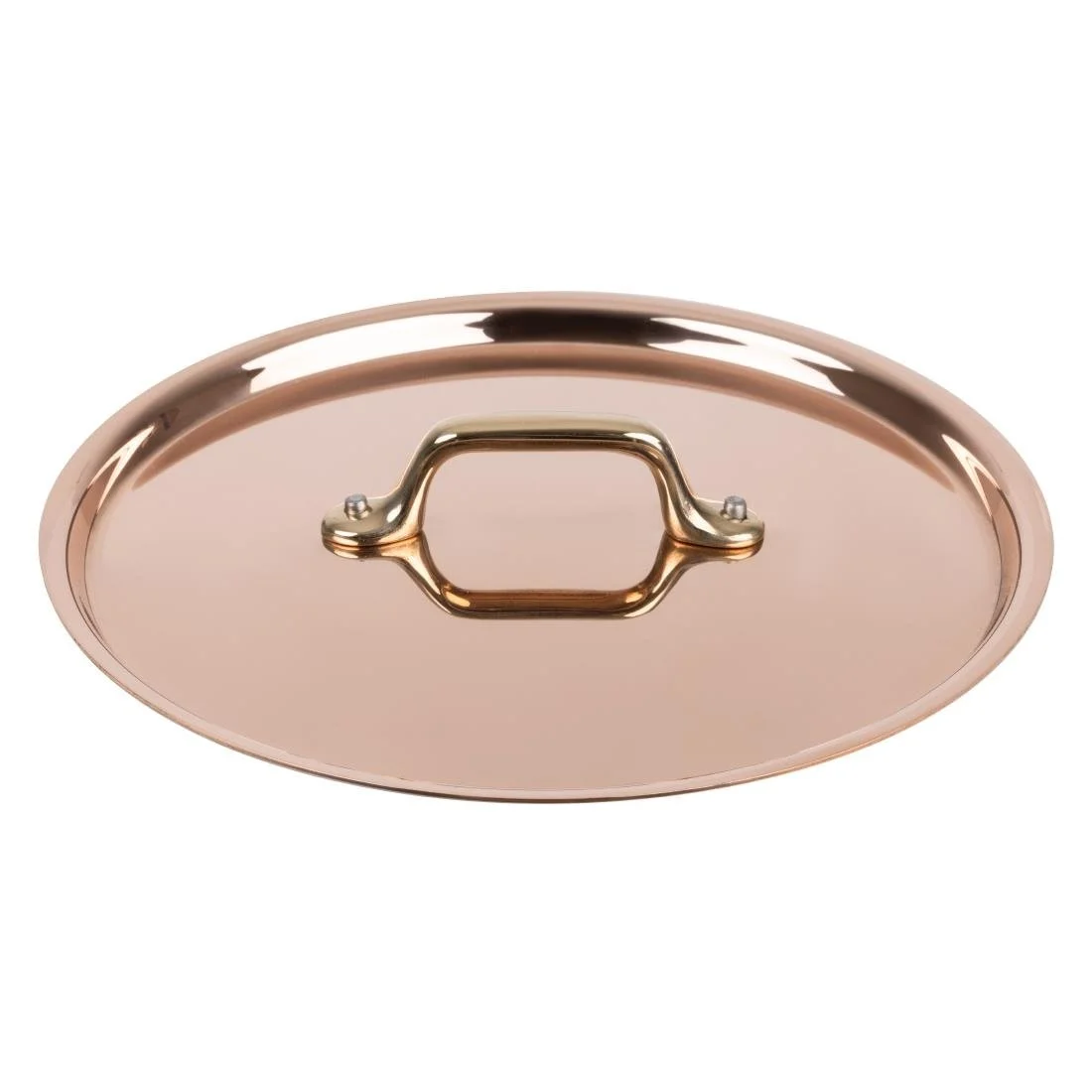 De Buyer Inocuivre Lid with Brass Handle 20cm - Image 2