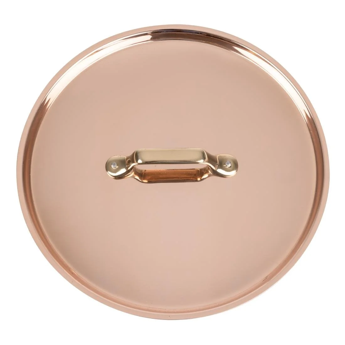 De Buyer Inocuivre Lid with Brass Handle 24cm - Image 1