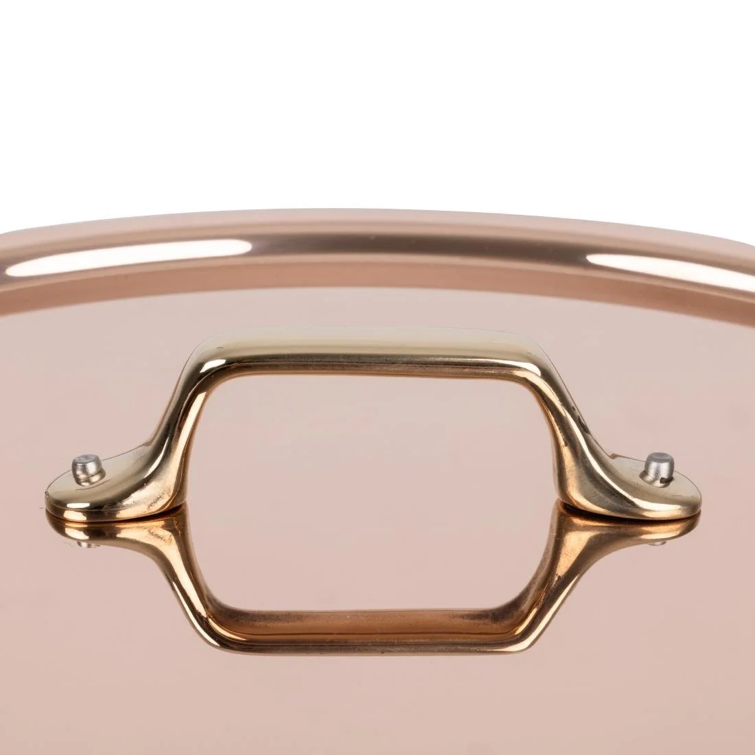 De Buyer Inocuivre Lid with Brass Handle 28cm - Image 4