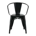Bolero Bistro Curve Armchairs Black (4 Pack) - Image 2