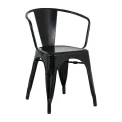 Bolero Bistro Curve Armchairs Black (4 Pack) - Image 1