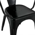 Bolero Bistro Curve Armchairs Black (4 Pack) - Image 5