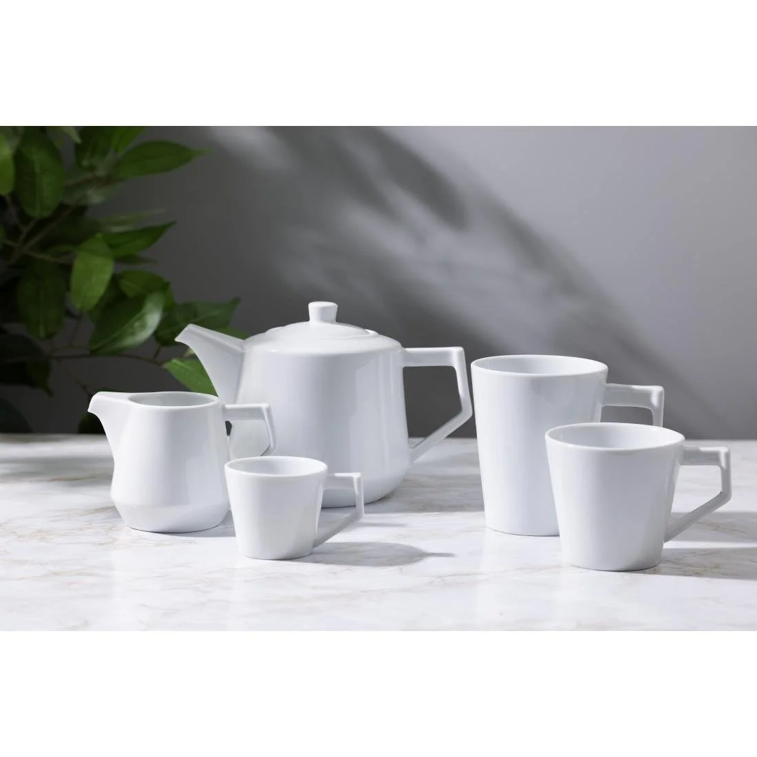 Olympia Whiteware Deco Jugs 200ml (6 Pack) - Image 4
