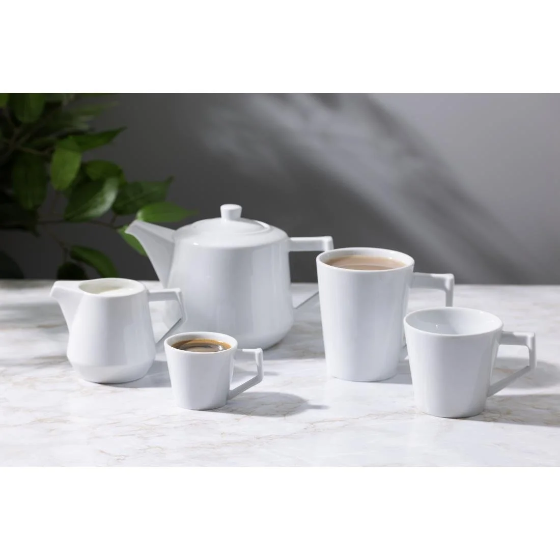 Olympia Whiteware Deco Jugs 200ml (6 Pack) - Image 5