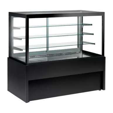 Zoin Kristall Free Standing Heated Merchandiser Black
