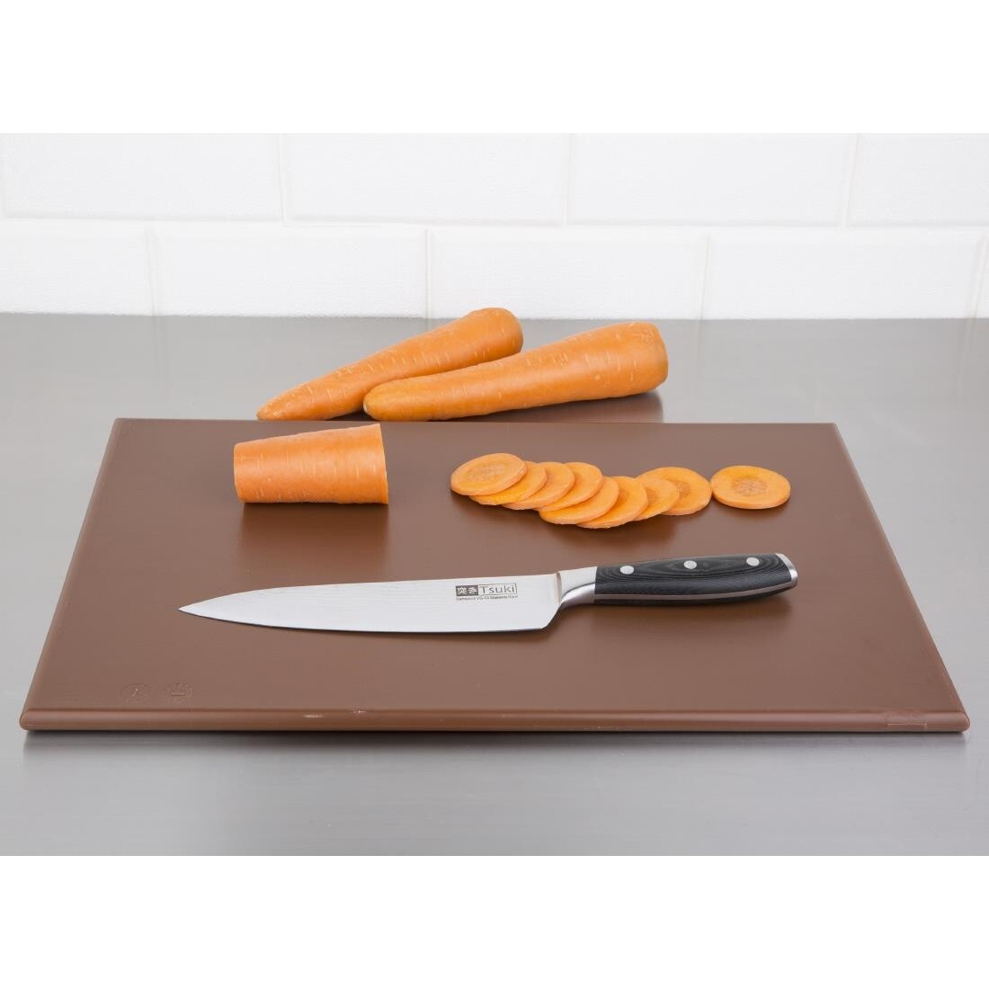 Hygiplas High Density Brown Chopping Board Standard