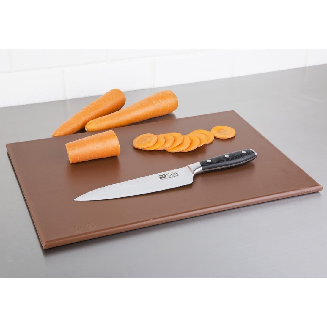 Hygiplas High Density Brown Chopping Board Standard