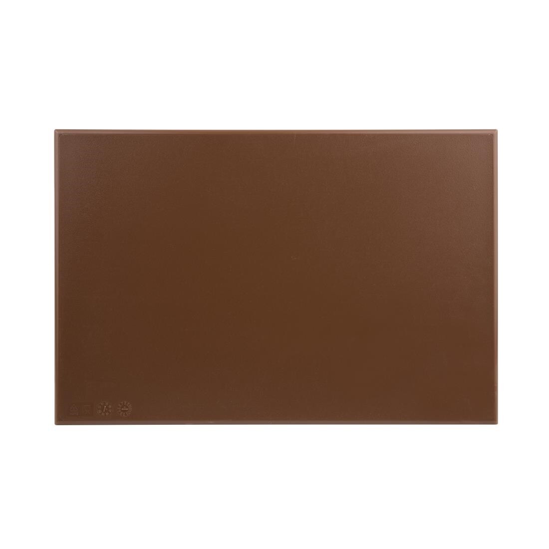 Hygiplas High Density Brown Chopping Board Standard