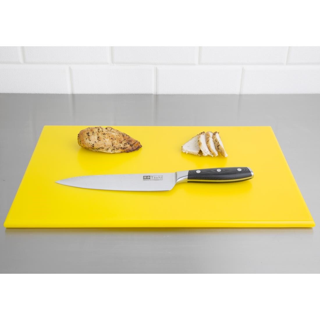 Hygiplas High Density Yellow Chopping Board Standard