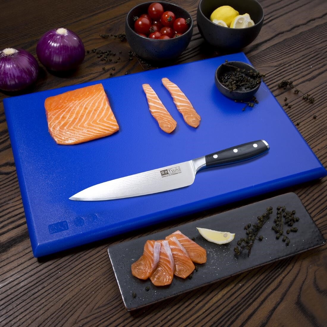 Hygiplas Extra Thick High Density Blue Chopping Board