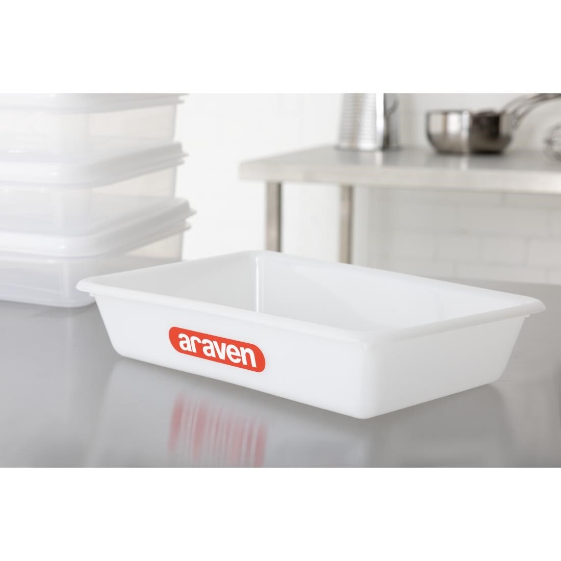 Araven Shallow Food Storage Tray 12in