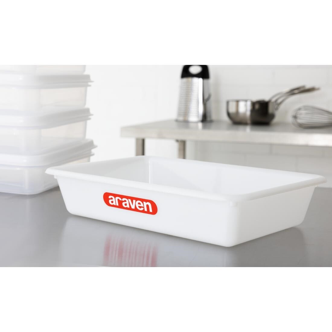 Araven Shallow Food Storage Tray 13in