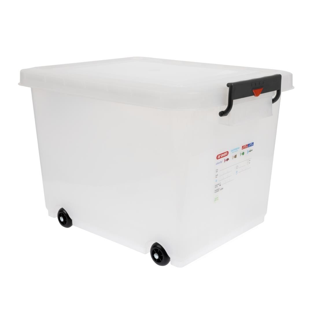 Mobile Food Storage Bin with Lid