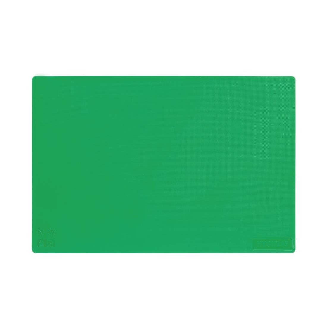 Hygiplas Standard Low Density Green Chopping Board