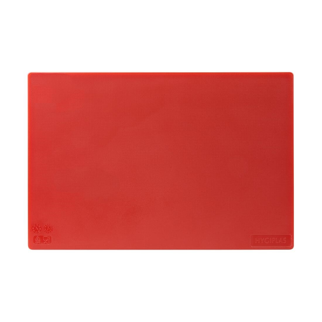 Hygiplas Standard Low Density Red Chopping Board