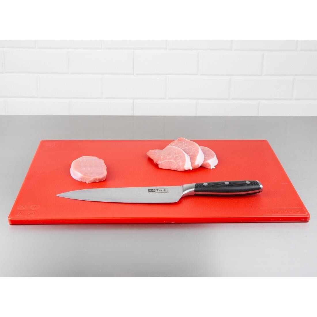 Hygiplas Standard Low Density Red Chopping Board