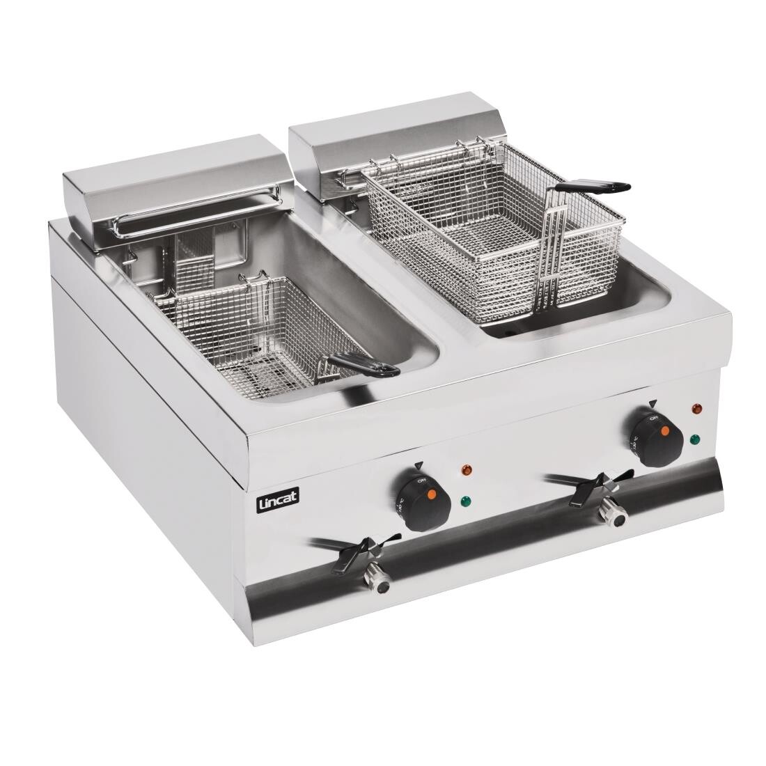 Lincat Silverlink Double Tank Countertop Fryer DF66