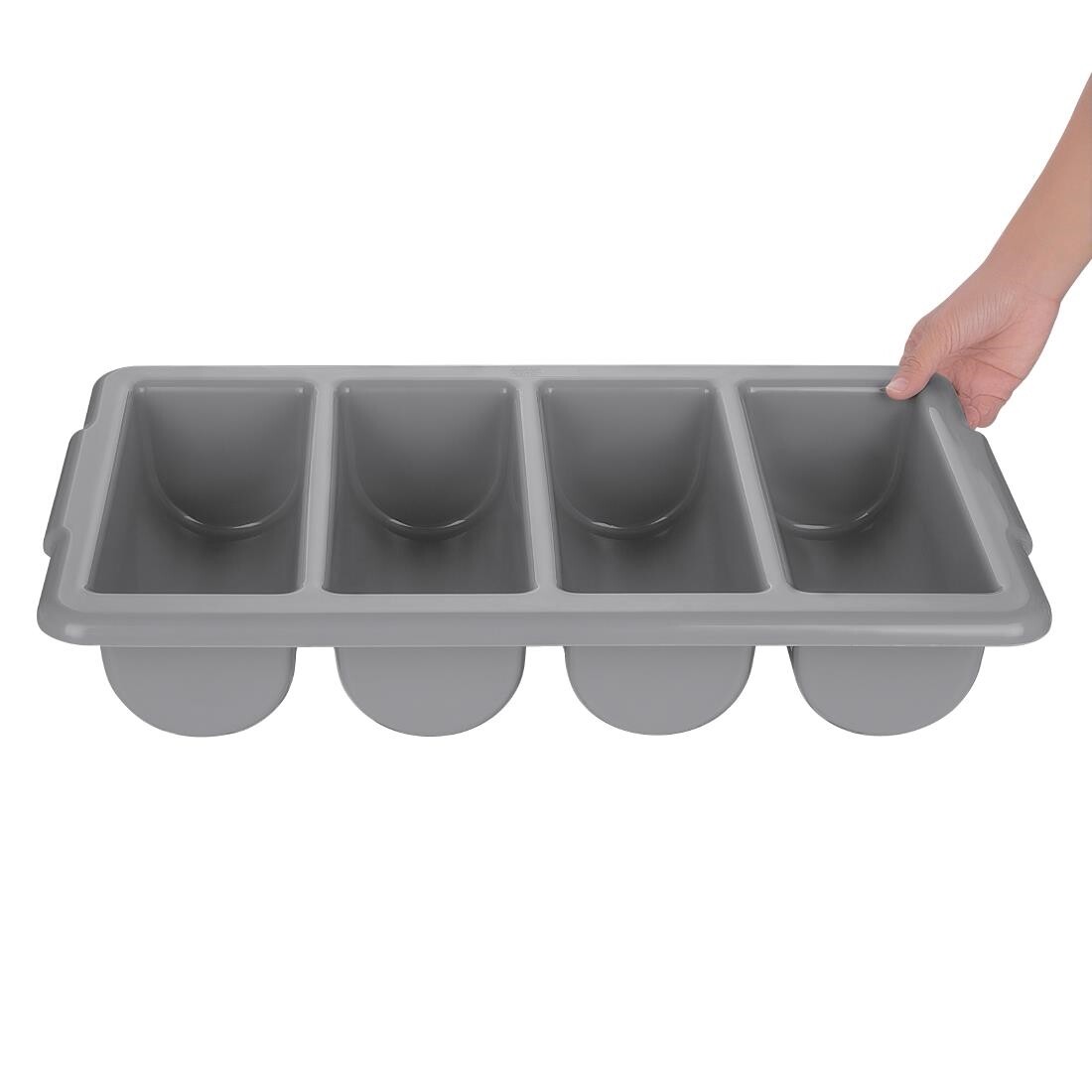 Kristallon Stackable Plastic Cutlery Tray Large