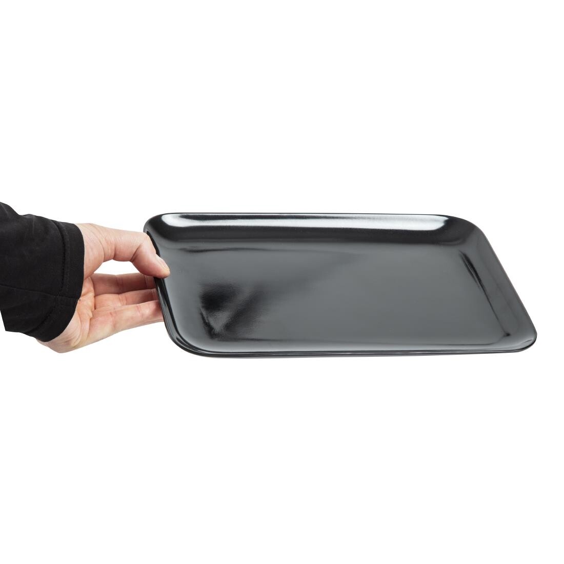 Rectangular Black Medium Platter