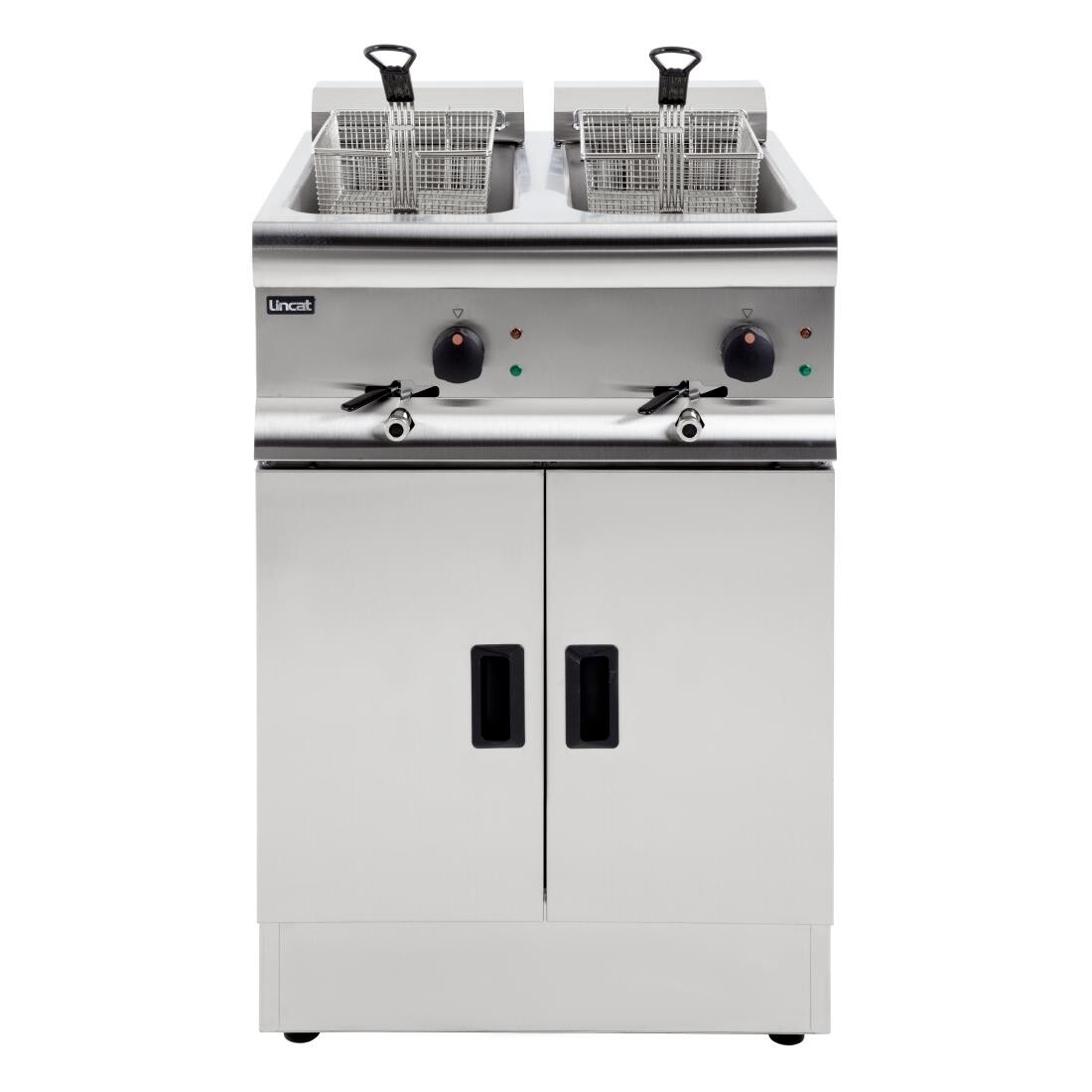 Lincat Silverlink 600 Free Standing Double Electric Fryer J12
