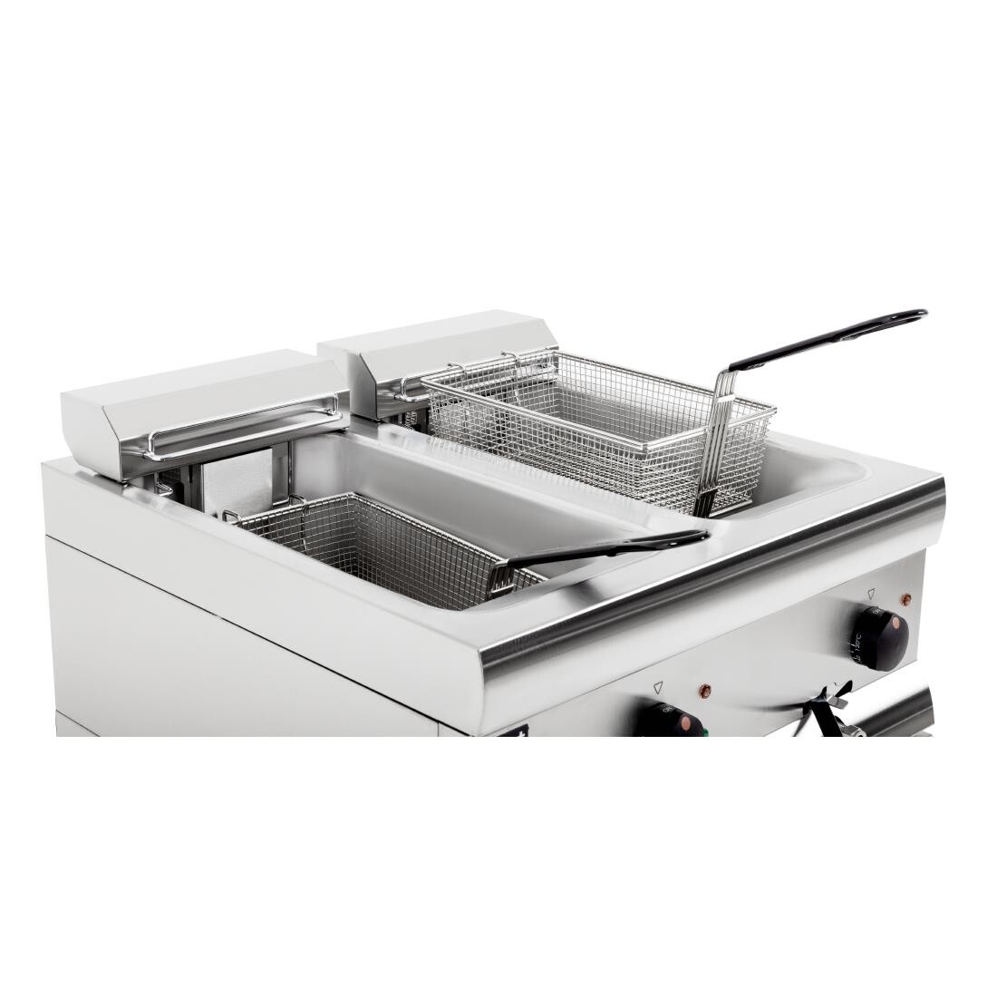 Lincat Silverlink 600 Free Standing Double Electric Fryer J12