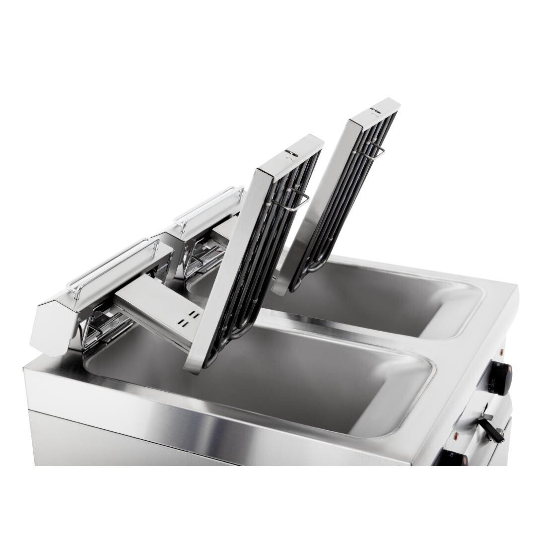 Lincat Silverlink 600 Free Standing Double Electric Fryer J12