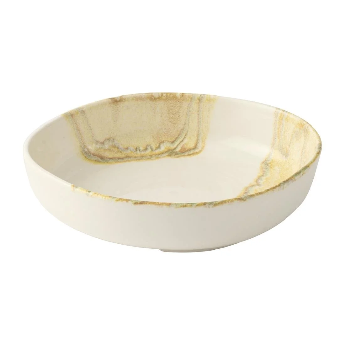 Churchill Tide Gold Organic Walled Bowls 200mm (6 Pack) - Image 2