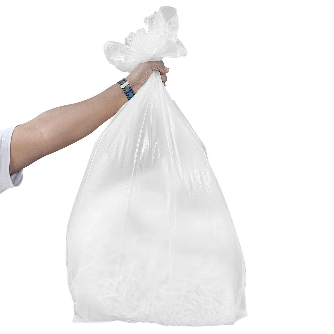 Jantex Heavy Duty Bin Bags Clear 65Ltr (100 Pack) - Image 4
