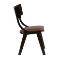Chelsea Dining Chairs in Dark Walnut with Bison Espresso Seats (6 Pack) - Image 4