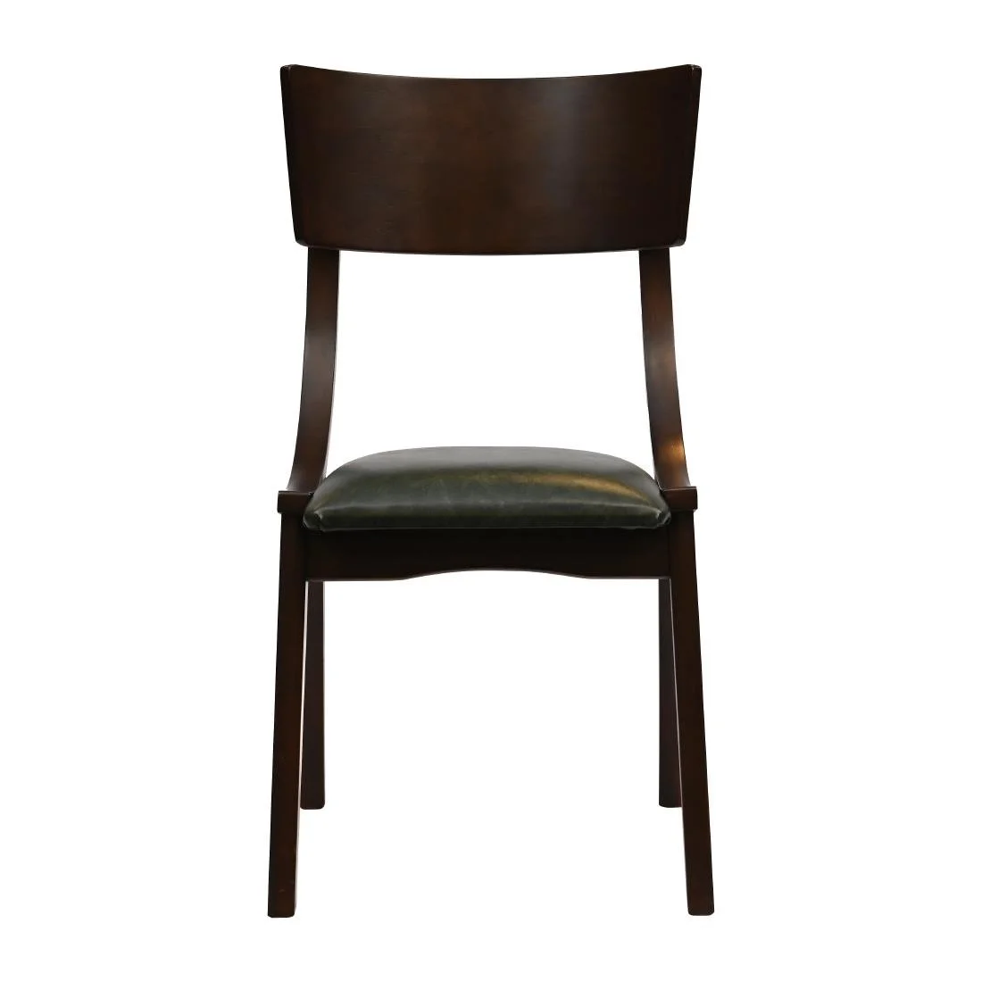 Chelsea Dining Chairs in Dark Walnut with Bison Cedar Seats (6 Pack) - Image 3